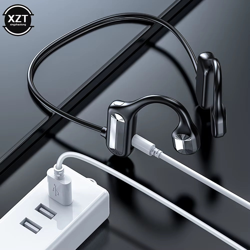 Black AeroVibe BL09 Wireless Earbuds for Workouts charging, showcasing convenience and style available at My Store.