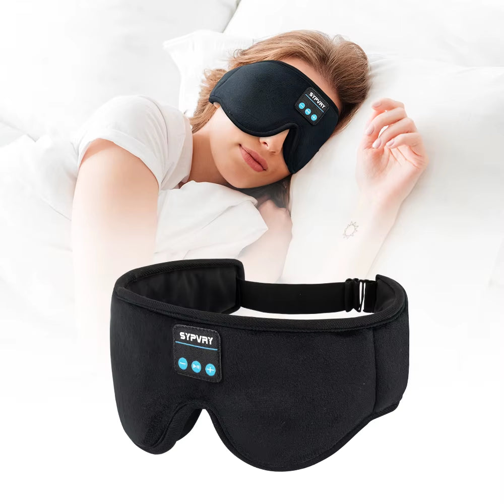 DreamTune 3D Wireless Bluetooth Sleep Mask - comfortable eye mask for sleeping designed for side sleepers by My Store.