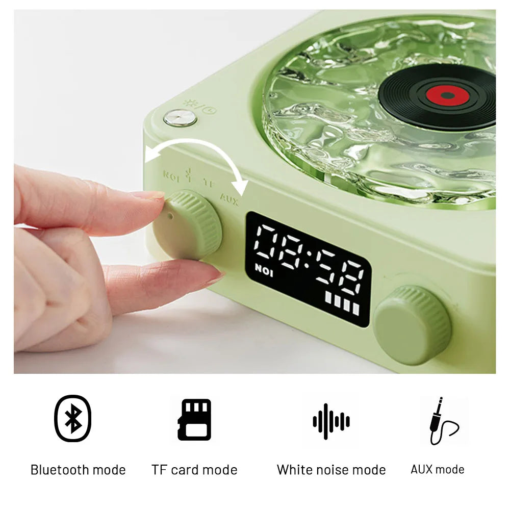 Mini Retro Bluetooth Speaker from My Store featuring user-friendly controls and multiple audio modes.