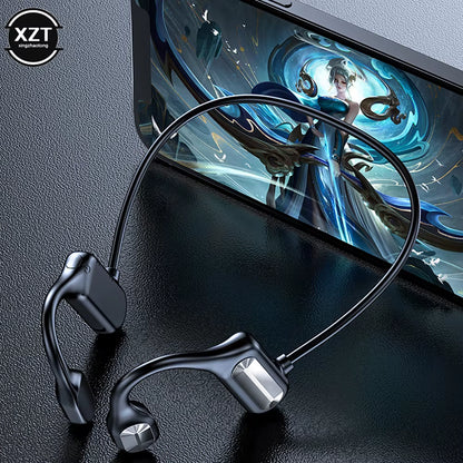 AeroVibe BL09 Wireless Earbuds for Workouts shown with a smartphone, ideal for music lovers, from My Store.